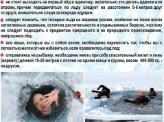 Выход на лед - опасен для жизни!!!